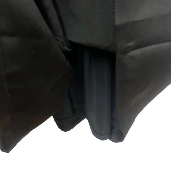 Just Me by NY & Co black fit and flare lace dress with bow closure size medium - Picture 7 of 10